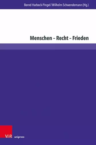 Menschen Recht Frieden cover