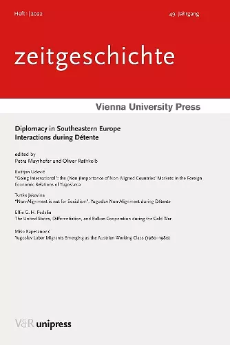 Diplomacy in Southeastern Europe cover