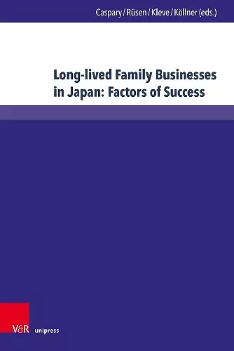 Long-lived Family Businesses in Japan: Factors of Success cover