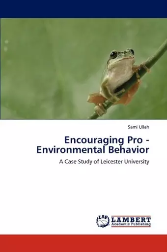 Encouraging Pro - Environmental Behavior cover