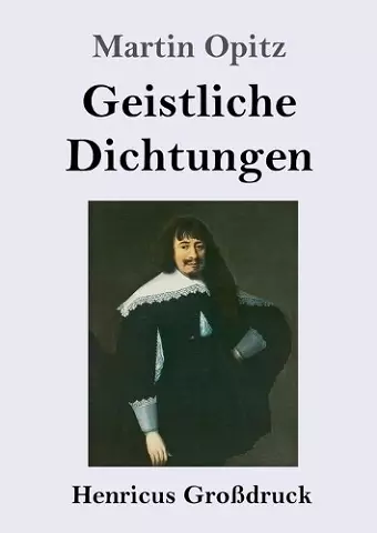 Geistliche Dichtungen (Großdruck) cover