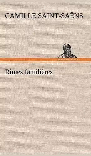 Rimes familières cover