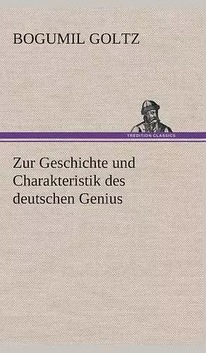 Zur Geschichte und Charakteristik des deutschen Genius cover