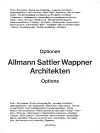 Allmann Sattler Wappner Architekten – Options cover