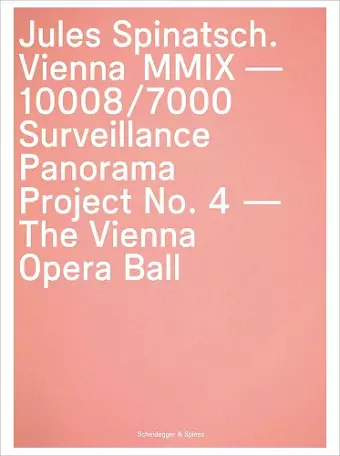 Jules Spinatsch. Vienna MMIX -10008/7000 cover
