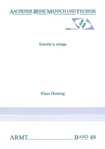 Knowle is Orange cover