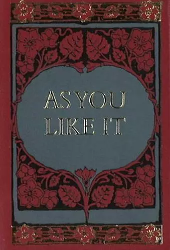 As You Like It Minibook cover