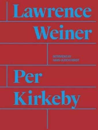 Per Kirkeby. Lawrence Weiner cover