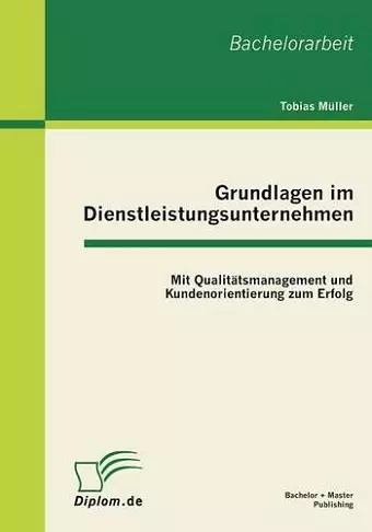 Grundlagen im Dienstleistungsunternehmen cover