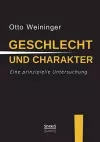 Geschlecht und Charakter cover