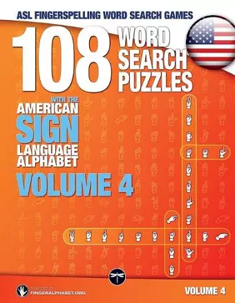108 Word Search Puzzles with the American Sign Language Alphabet cover