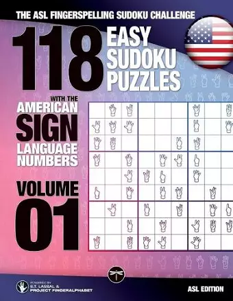 118 Easy Sudoku Puzzles With the American Sign Language Numbers cover
