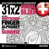 31x2 Ausmalbilder mit dem deutschen Fingeralphabet der Schweiz cover