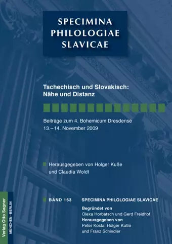 Tschechisch Und Slovakisch: Naehe Und Distanz cover