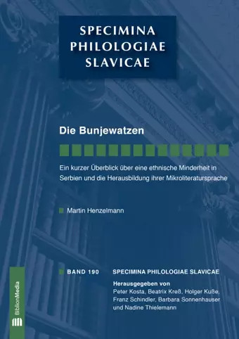 Die Bunjewatzen cover