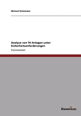 Analyse von TK-Anlagen unter Sicherheitsanforderungen cover