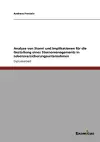 Analyse von Storni und Implikationen für die Gestaltung eines Stornomanagements in Lebensversicherungsunternehmen cover