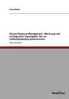 Human Resource Management - Werkzeug und strategischer Impulsgeber für ein mittelständisches Unternehmen cover