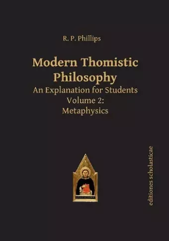 Modern Thomistic Philosophy cover