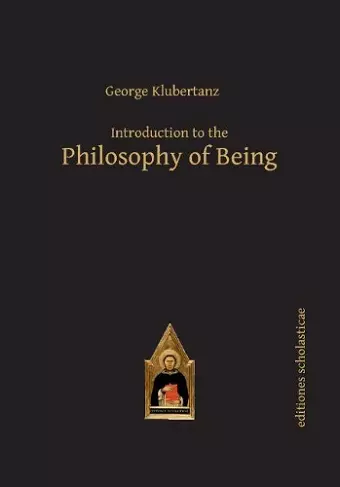 Introduction to the Philosophy of Being cover