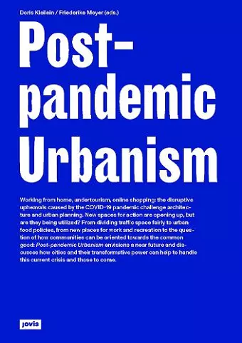 Post-pandemic Urbanism cover