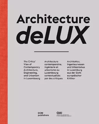 Architecture deLUX cover