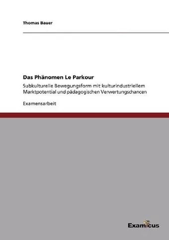 Das Phänomen Le Parkour cover