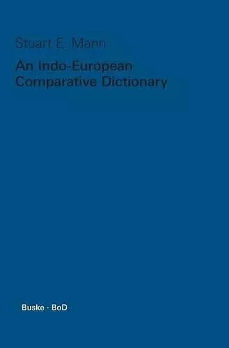 An Indo-European Comparative Dictionary cover