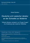 Deutsche Und Russische Literatur an Der Schwelle Zur Moderne cover