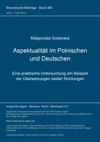 Aspektualitaet Im Polnischen Und Deutschen cover