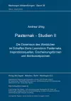 Pasternak-Studien II cover