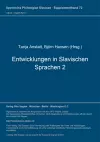 Entwicklungen in Slavischen Sprachen 2 cover