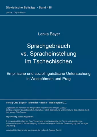 Sprachgebrauch vs. Spracheinstellung Im Tschechischen cover