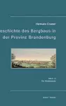 Beiträge zur Geschichte des Bergbaus in der Provinz Brandenburg cover