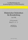 Historisches Ortslexikon für Brandenburg, Teil VIII, Uckermark, Band I, A-L cover