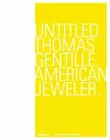 Untitled. Thomas Gentille. American Jeweler. cover