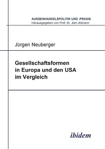 Gesellschaftsformen in Europa und den USA im Vergleich. cover