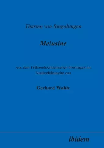 Thüring von Ringoltingen cover