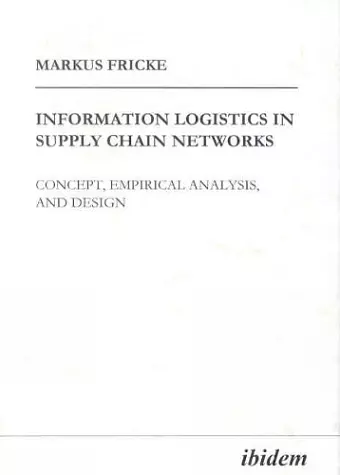 Information Logistics in Supply Chain Networks cover