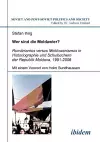 Wer sind die Moldawier?. Rum�nismus versus Moldowanismus in Historiographie und Schulb�chern der Republik Moldova, 1991-2006 cover