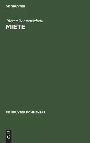 Miete cover