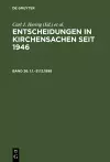 Entscheidungen in Kirchensachen seit 1946, Band 36, 1.1.-31.12.1998 cover