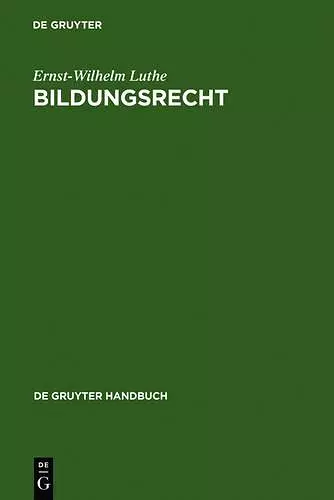 Bildungsrecht cover