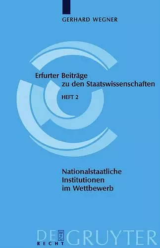 Nationalstaatliche Institutionen im Wettbewerb cover