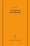 Gesetzgebung ohne Parlament? cover