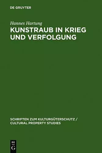 Kunstraub in Krieg und Verfolgung cover