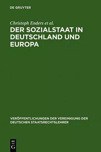 Der Sozialstaat in Deutschland und Europa cover