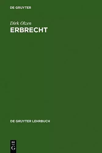 Erbrecht cover