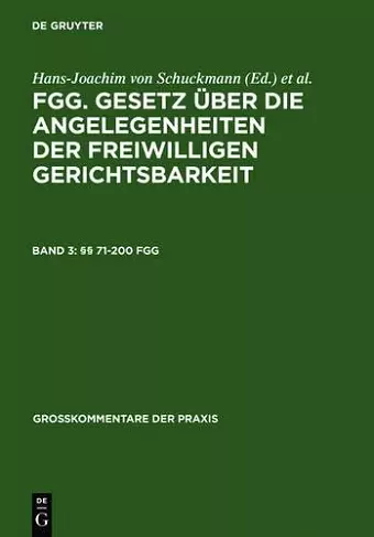 §§ 71-200 FGG cover