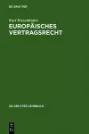 Europäisches Vertragsrecht cover